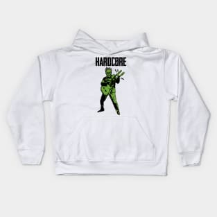 Hardcore guitarist Skull Kids Hoodie